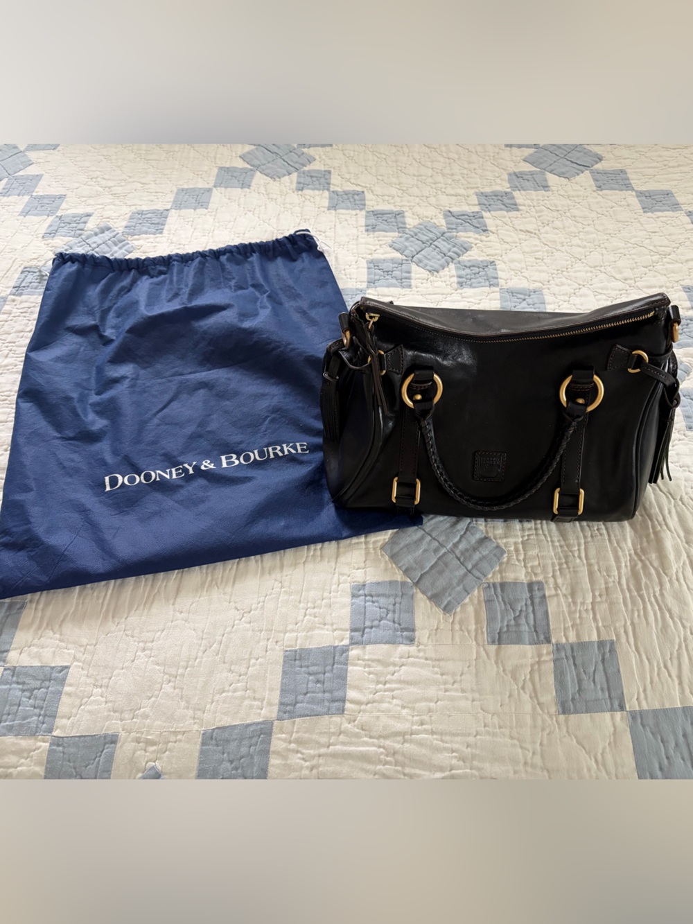 Dooney & Bourke Florentine Leather Satchel, Medium